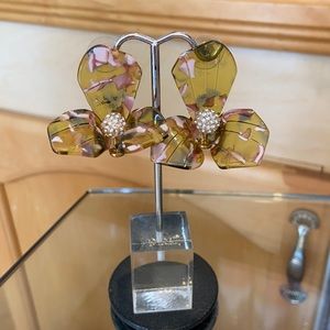 Lele Sadoughi Small Crystal Flower Earring